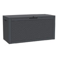 48 Black Polypropylene Water Resistant Deck Box
