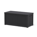 61 Black Polypropylene Water Resistant Deck Box