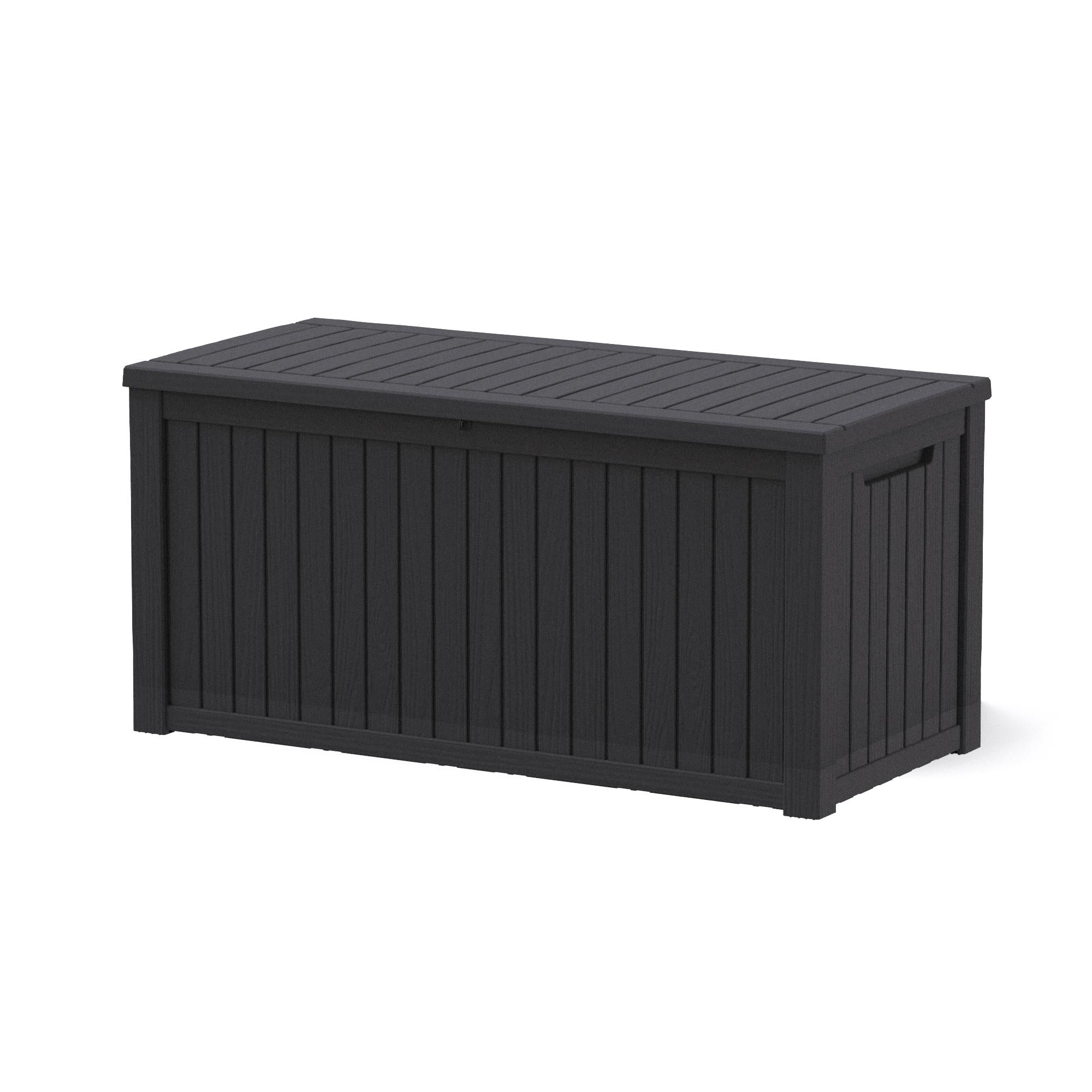 61 Black Polypropylene Water Resistant Deck Box