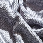 Chenille Thickened Solid Couch Blanket Throws, Reversible Couch Covers for Sectional Couches