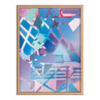Blake Singing the Blues Framed Printed Glass by Caleb Griswold