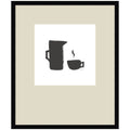 Coffee by Gabrielly Guedes Framed Wall Art Print