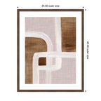 Framed Art rhythmic lines ll by Nikita Jariwala