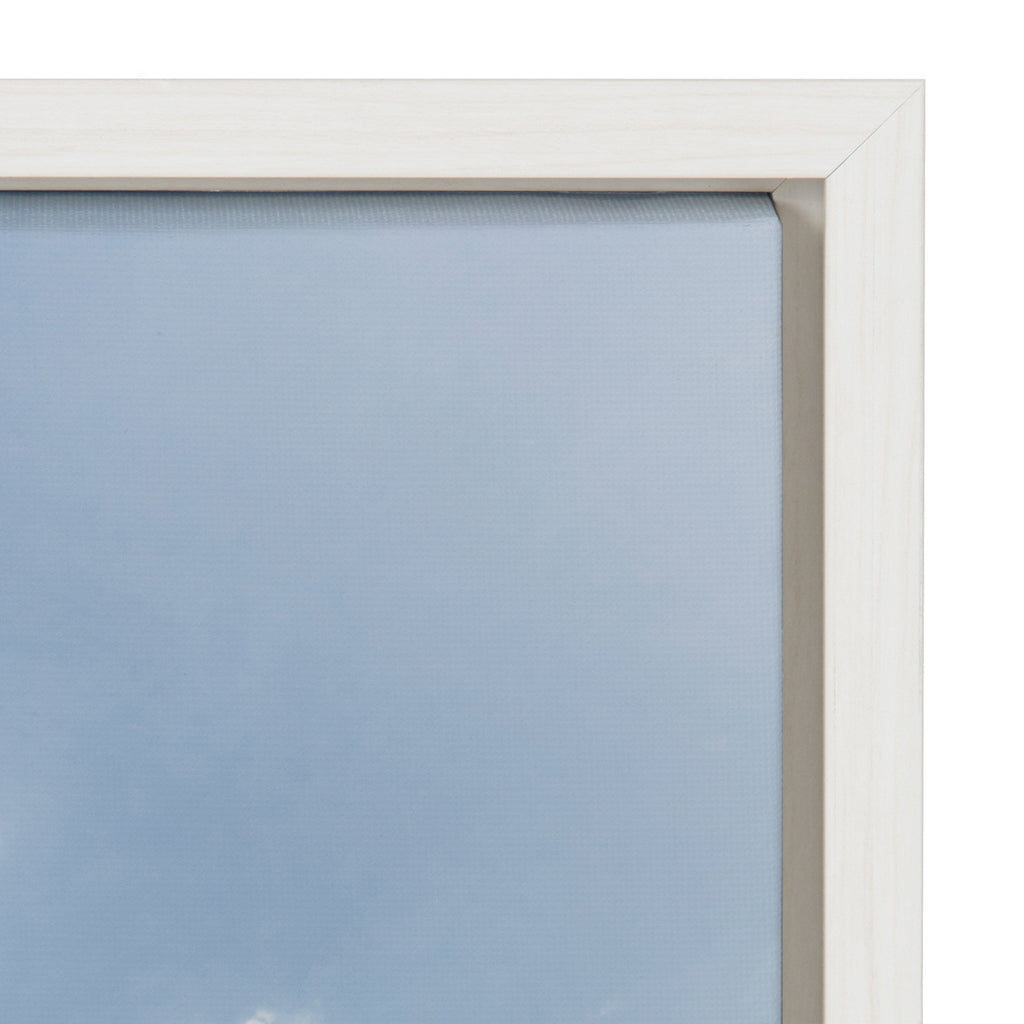 Sylvie Beach Framed Canvas by Alicia Abla