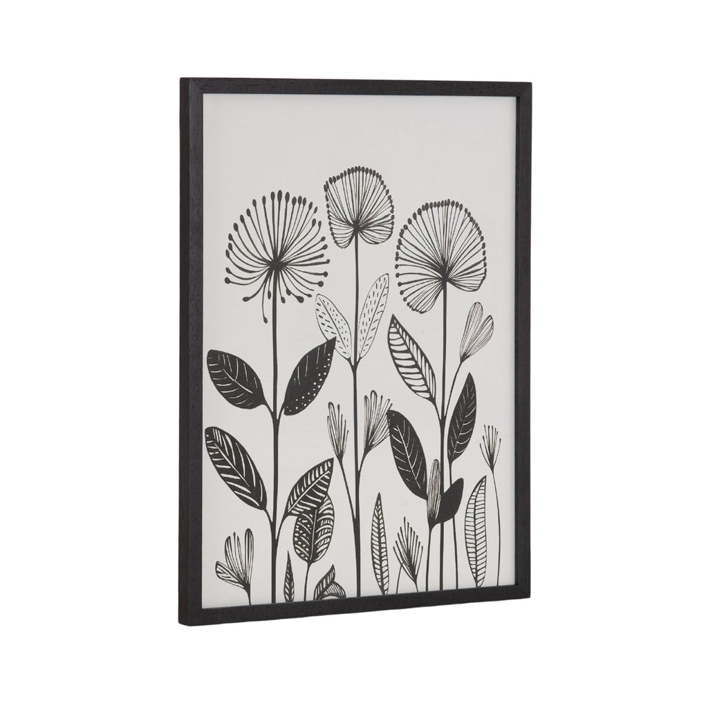 Gallery Simple Modern Linocut Botanicals Print by The Creative Bunch Studio