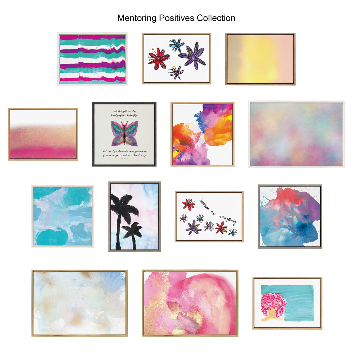 Sylvie The Growth of the Inner Being Framed Canvas by Mentoring Positives