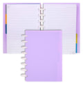 Talia Discbound Notebooks, Planner, Customizable, (Lavender, Midsize (7.5In X 9.75In))