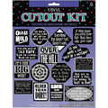 Senior Moments Vinyl Cutouts, 17 Ct., 4 x 6 3/10