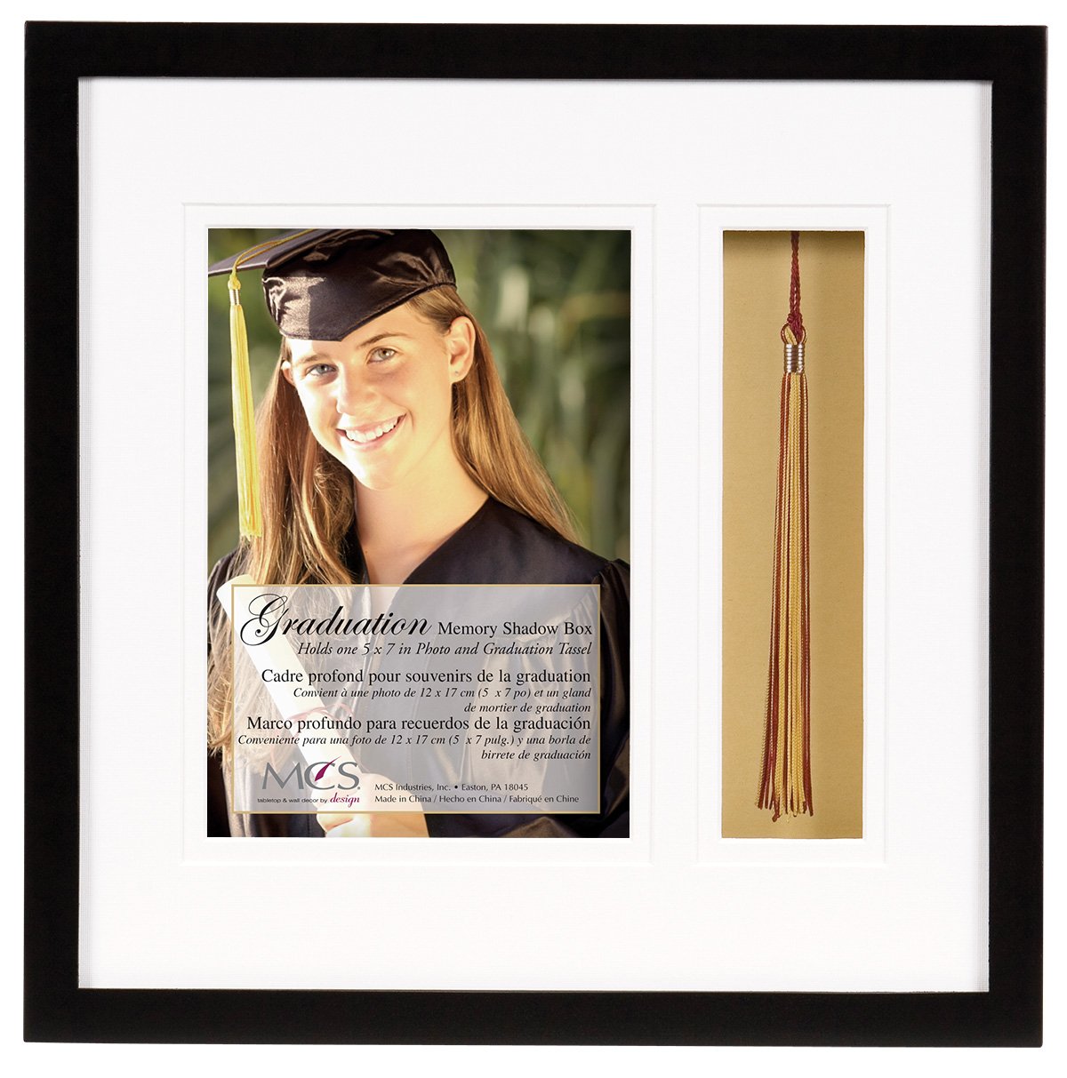 MCS Graduation Shadow Box Frame with Tassel Insert (40944)