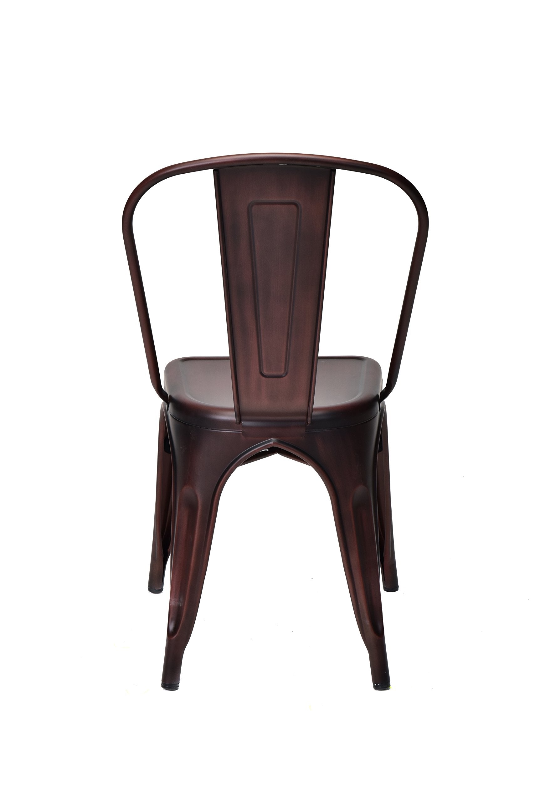 Commercial Seating Products Oscar Metal Dining Chairs, Rose Gold