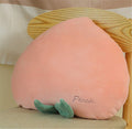 Skyseen Peach Shaped Pillow & Creative Fruit Cushion & Vivid Plush Stuffed Pillow 17.7inch