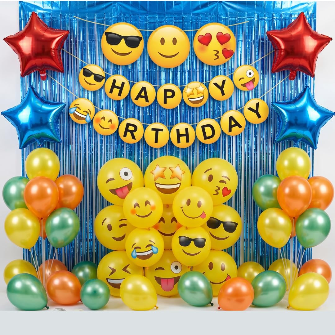 KIDZILO 55 Pcs Birthday Party Decoration Kit, Set 07