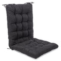 Algudbilt Rocking Chair Cushions Comfortable Tufted Seat Cushion Pads Non-Skid Backed Set Of Backrest Cushion And Seat Bottom Fo