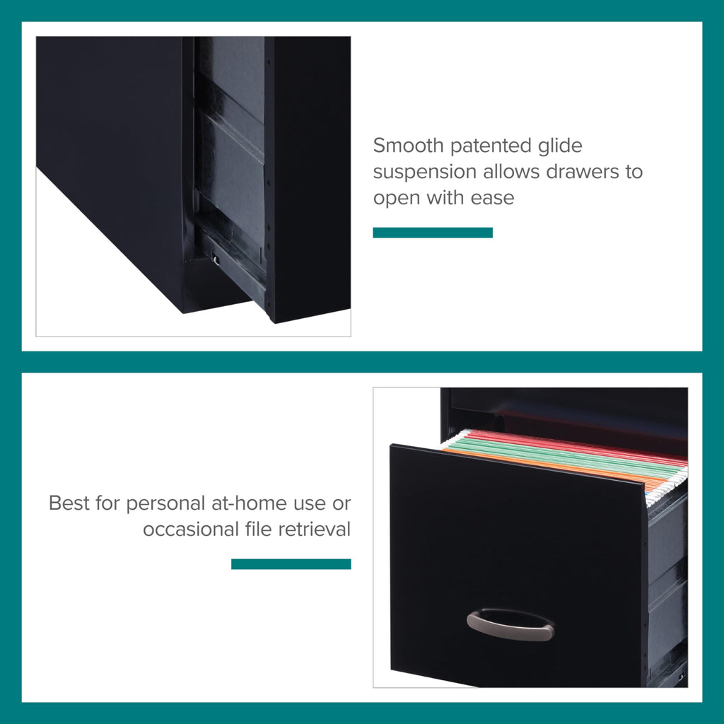 Lorell Soho 18' 3-Drawer Vertical File