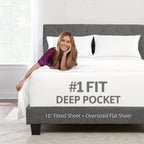 Queen Sheets Set Bed Sheets - Queen Bed Sheets Set Sheets For Queen Size Bed Bedding Sheets & Pillowcases - 16    Deep Pockets F
