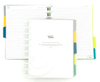 Talia Discbound Notebooks, Planner, Customizable, (Clear, Junior (5.5In X 8.5In))