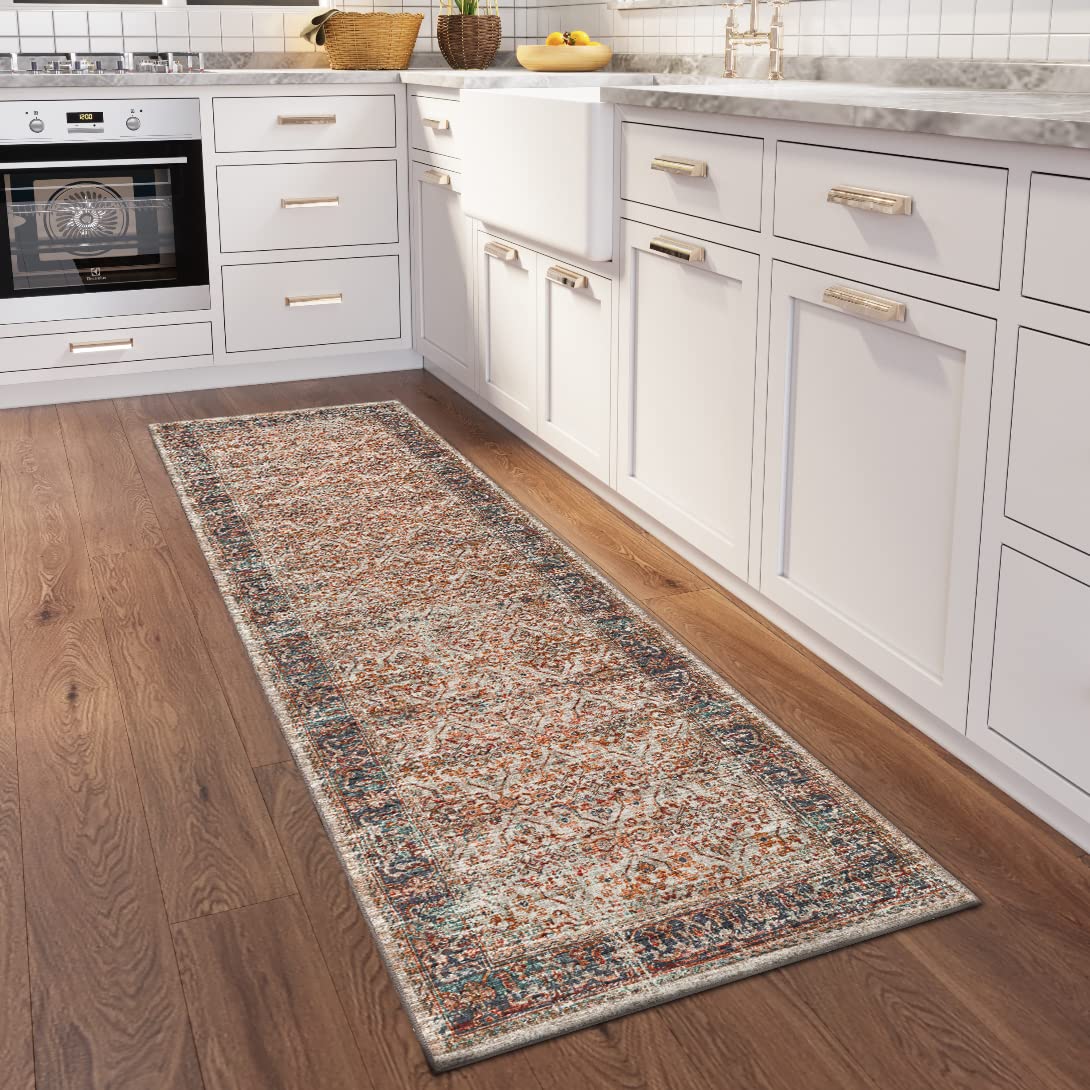 Dalyn Rugs Jericho Jc10 Linen 2'6" X 12' Rectangle Soft Runner Rug, Easy Clean, Non Shedding, Bedroom, Entry, Living Room, Dining Room, Kitchen Rug
