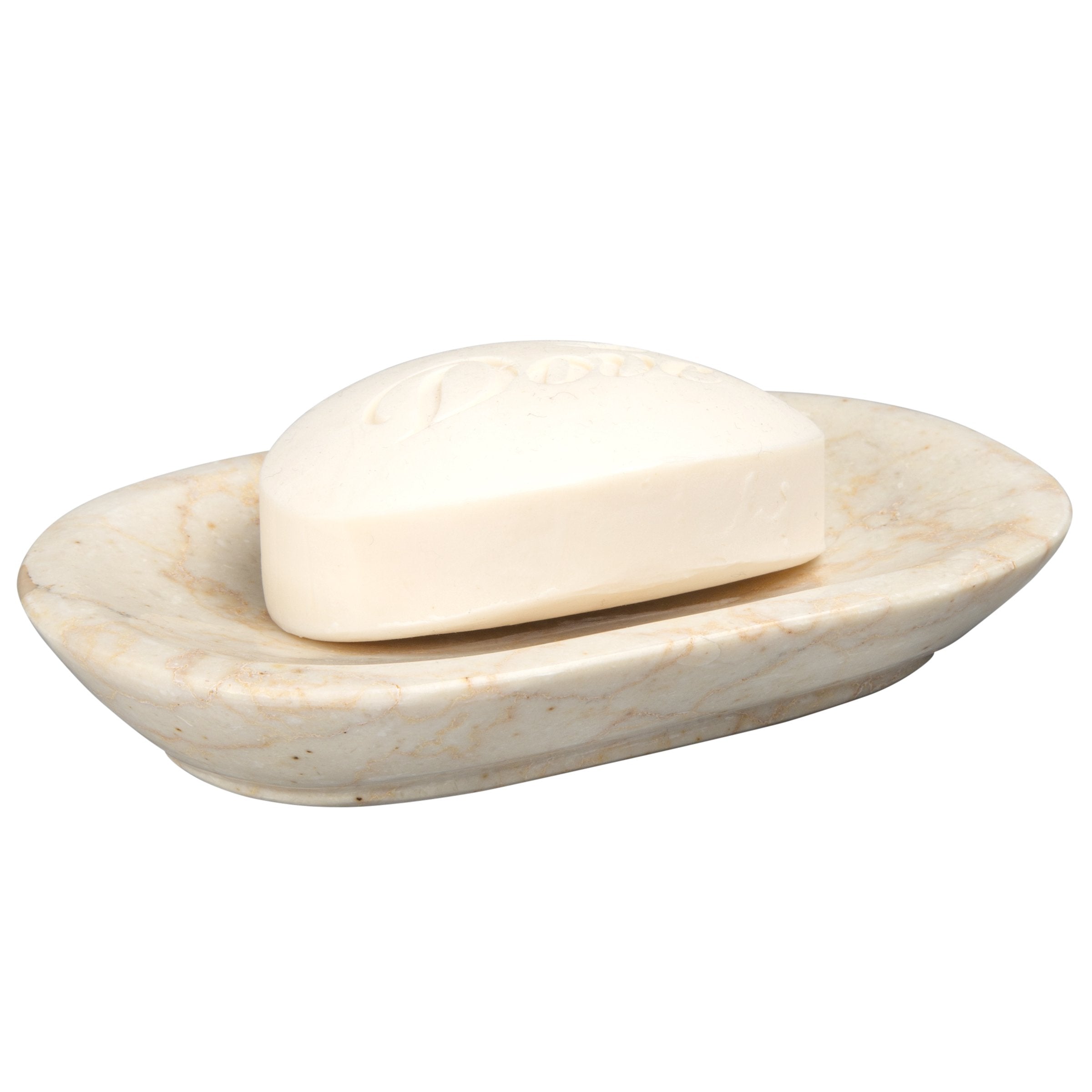 Creative Home Natural Champagne Marble Bar Soap Dish Soap Tray Holder Accessories Tray For Bathroom Vanity Countertop Kitchen Si