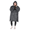 Tirrinia Oversized Wearable Blanket Hoodie Sherpa Fleece For Adults As A Gift, Big & Warm Blanket Giant Pocket Both Indoors & Ou