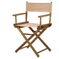 Casual Home 18 Directors Chair Natural Frame with Tan Canvas
