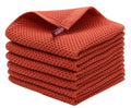MiasDream Natural Cotton Waffle Weave Kitchen Tidy Dish Cloths Drying Rags Cleaning Cloth, Soft and Absorbent Kitchen Hand Towe
