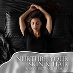 Decolure Striped Satin Sheets Full Set 6Pc - Luxurious Silk Touch Satin Sheets Full - All-Season Silky Soft Full Size Bed Sheets