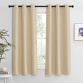 RYB HOME Living Room Curtains 63 inches 2 Panel Set, Lights & Draft Block Thermal Insulated Drapes Room Darkening Privcay Window