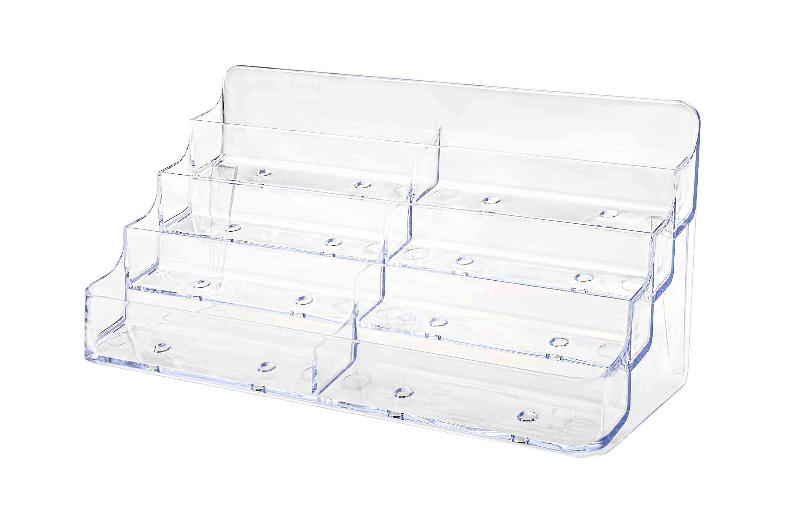 Business Card Holder Counter For 3.5' X 2' Size Appointment Cards For Trade Shows Expos Retail Shops Clear Acrylic By Marketin