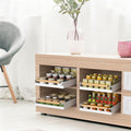 Hocookeper Extendable Cupboard Organiser, 16 Deep Pull Out Drawer For Kitchen Cabinets, Self Adhesive With Nano Film, Extendabl