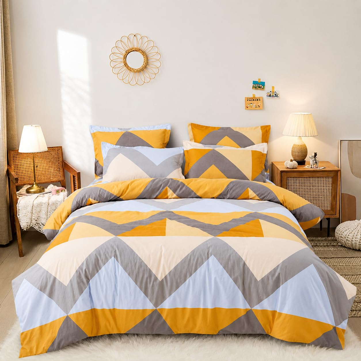 Frushia Microfiber 350Tc Glace Cotton Ac Comforter Set King Size Double Bed With 1 Flat Bedsheet90X100 Inch And Two Pillow Cove