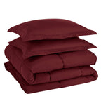 Chezmoi Collection 3-Piece Down Alternative Comforter Set - Lightweight All Seasons Luxurious Brushed Microfiber Comforter (Over