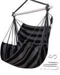 Advokair Hammock Chair Swing (500 Lbs Max) - Hanging Hammock Chair Rope Swing Indoor For Bedroom, Outdoor, Patio, Bedroom, Porch
