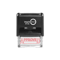 Supply360 As-Imp1000 - Approved W/Signature Box, Heavy Duty Commerical Quality Self-Inking Rubber Stamp, Red Ink, 9/16' X 1-1/2