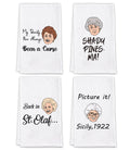 Funny Kitchen Towels-Golden Inspired Gifts for Women,Golden Merchandise Towels Set,Funny Novelty Hand Towels for Girls Night-Uni