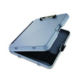 Saunders Workmate 00470 Plastic Storage Clipboard - Gray, Letter Size Plastic Form Holder, 8.5 X 12 Inches, With Low Profile Cli