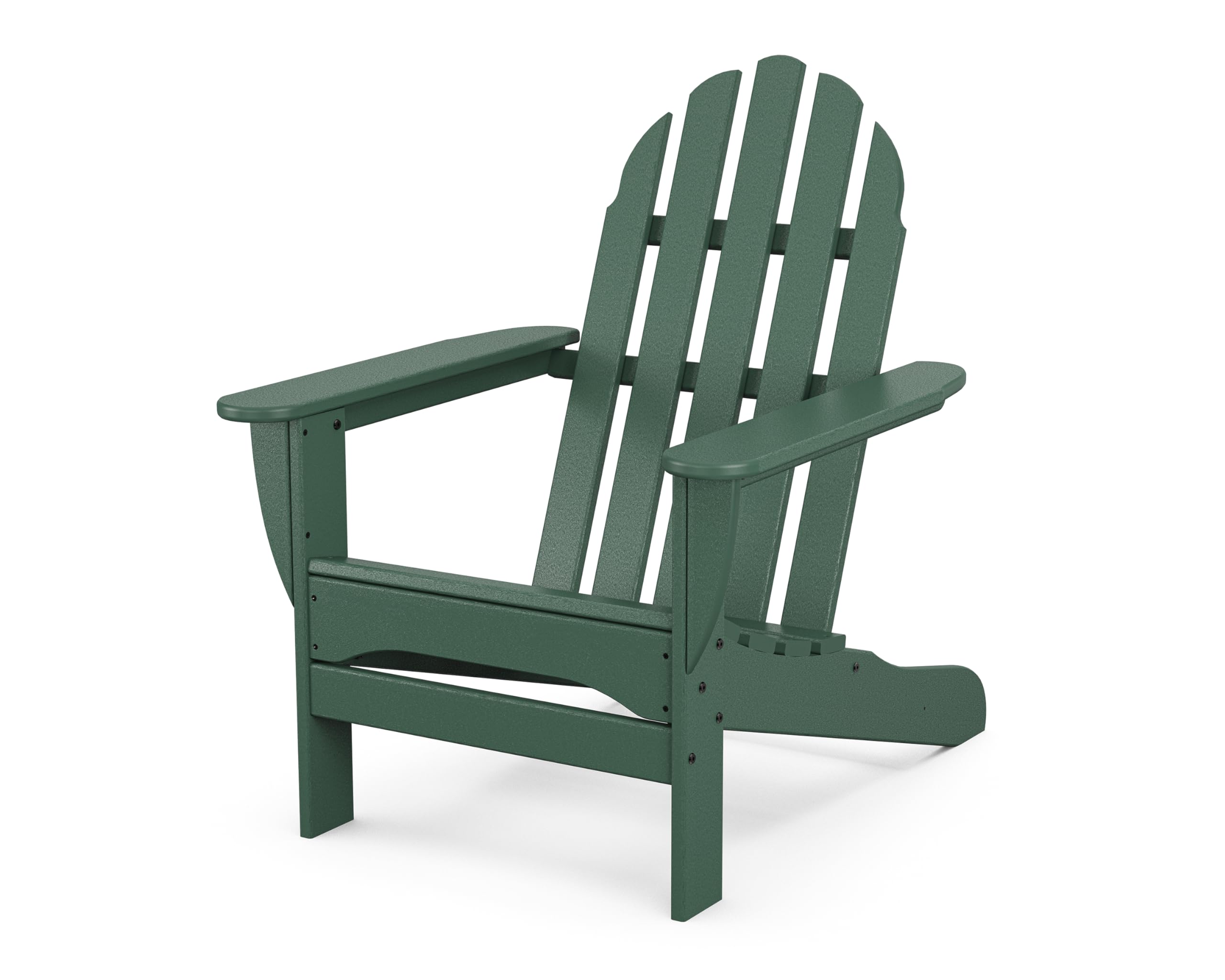 Polywood Ad4030Gr Classic Outdoor Adirondack Chair, Green