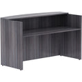 Lorell Weathered Charcoal Laminate Desking - 72" x 36" x 42.5"