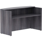 Lorell Weathered Charcoal Laminate Desking - 72" x 36" x 42.5"