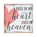 Sincere Surroundings PET11288 Heart Heaven 8 x 8, White