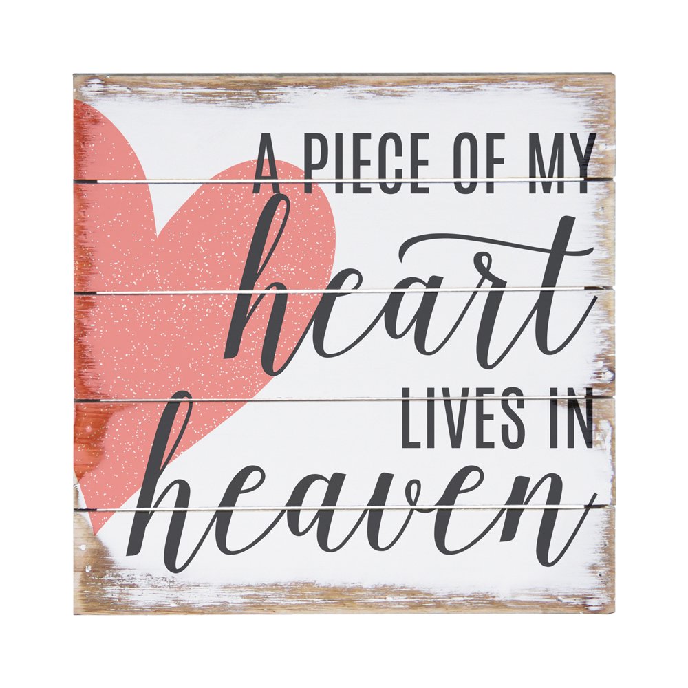 Sincere Surroundings PET11288 Heart Heaven 8 x 8, White