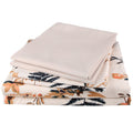Jsd Blush Boho Floral Printed Sheet Set King Size 6 Piece, Soft Botanical Microfiber Bed Sheets Extra Deep Pocket