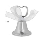 Silver Bell Place Card Holders For Table Numbers, Restaurant Menu, Weddings, Party Decoration (12 Pack)