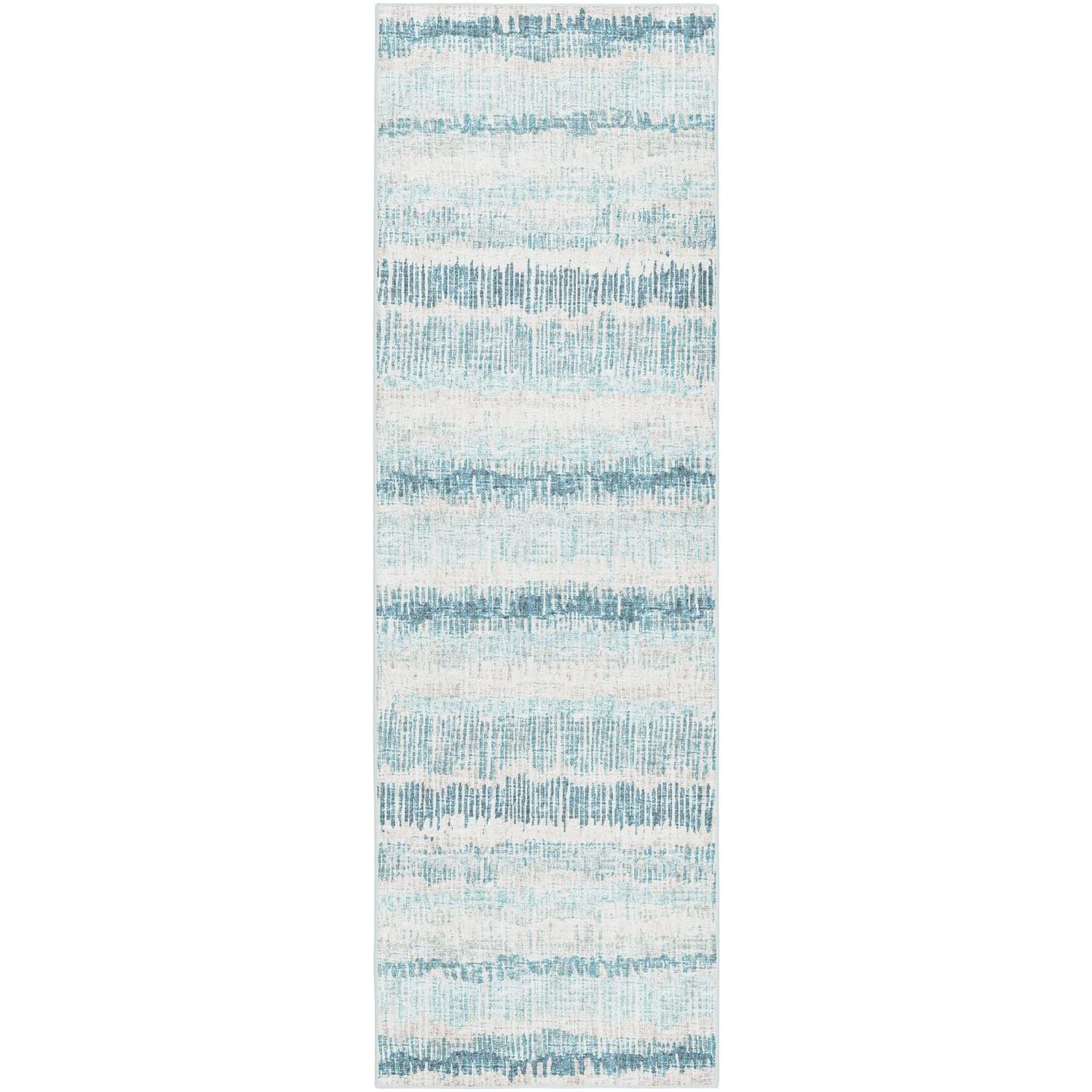 Winslow Wl4 Blue Transitional Rug Runner 2' 6" X 10'