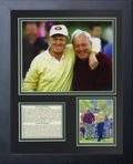 Legends Never Die Jack Nicklaus and Arnold Palmer Portrait Collage Photo Frame, 11 x 14