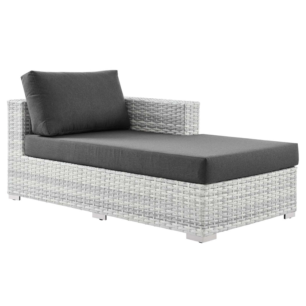 Modway EEI-4304-LGR-CHA Right Chaise, Light Gray Charcoal