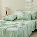 Gokotta King Size Sheets Set, 100% Tanboocel Rayon Derived From Bamboo Sheets King Size 6 Pieces Set, Soft Breathable King Sheet