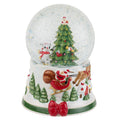 Spode Christmas Tree Ruldolph Winter Wonderland Snow Globe, Plays Soothing Music - Durable Dolomite, Personalized Collectible Gr