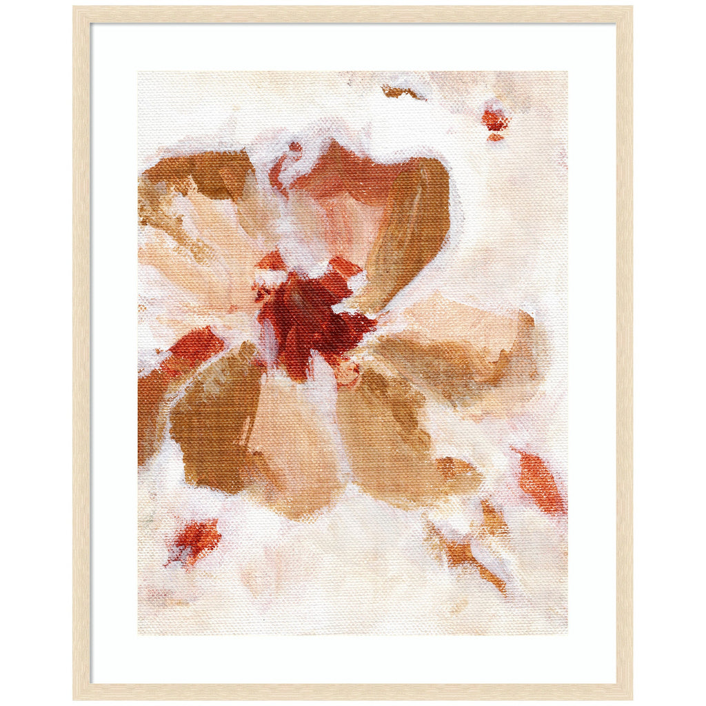 Framed Art Painterly Brown Blossom ll by Nikita Jariwala