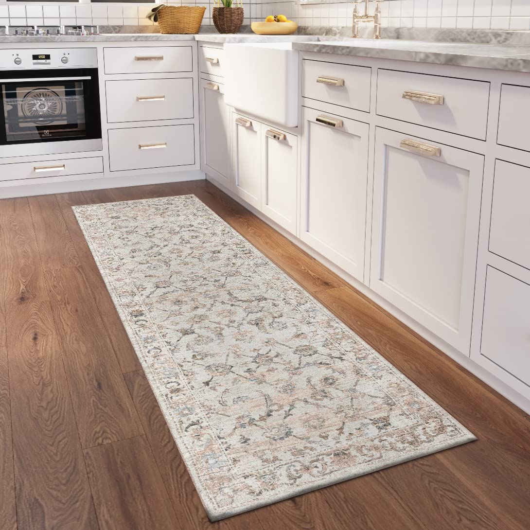 Dalyn Rugs Jericho Jc4 Linen 2'6" X 8' Rectangle Soft Runner Rug, Easy Clean, Non Shedding, Bedroom, Entry, Living Room, Dining Room, Kitchen Rug