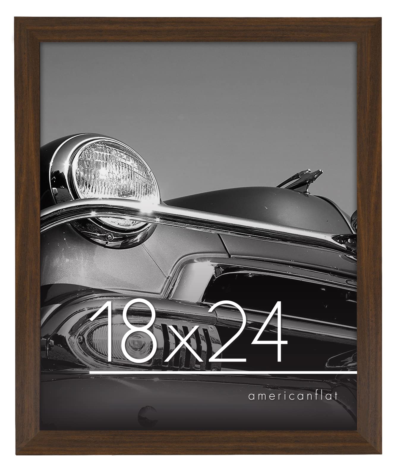 Americanflat 18x24 Poster Frame with Polished Plexiglass - Epic Collection - Gallery Wall Frames with Engineered Wood - Wide Pho